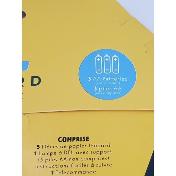 Leopard Light Make Your Own Paper Light Pink - Picture 8 of 8